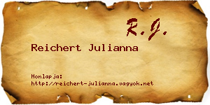 Reichert Julianna névjegykártya